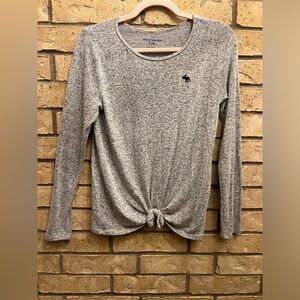 abercrombie kids Grey Long Sleeve with a Tie